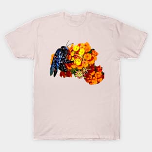 Unusual Blue Bee T-Shirt